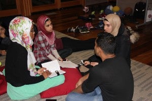 Students in Discussion