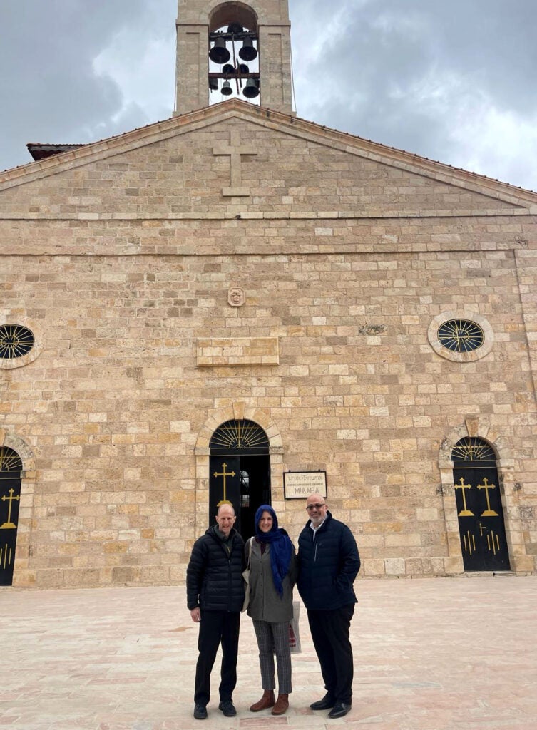 Group in front of the Church of St. George