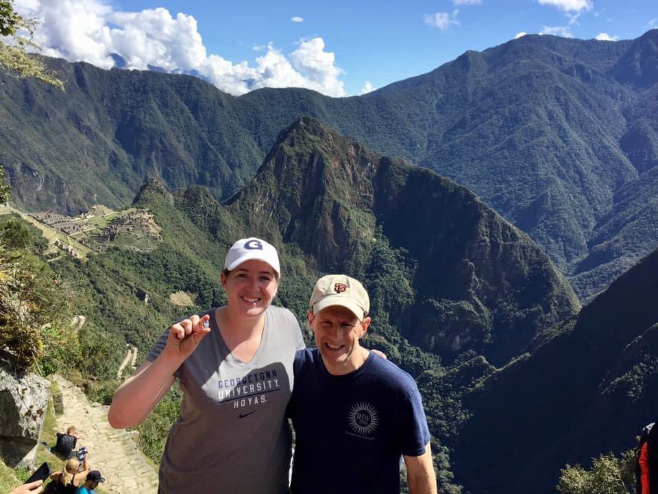 Madeline with Fr Matt Carnes in Peru 