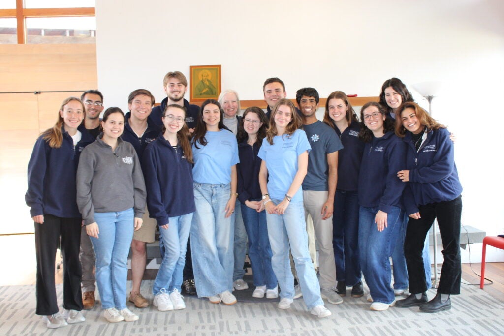 students at the 2025 Manresa retreat