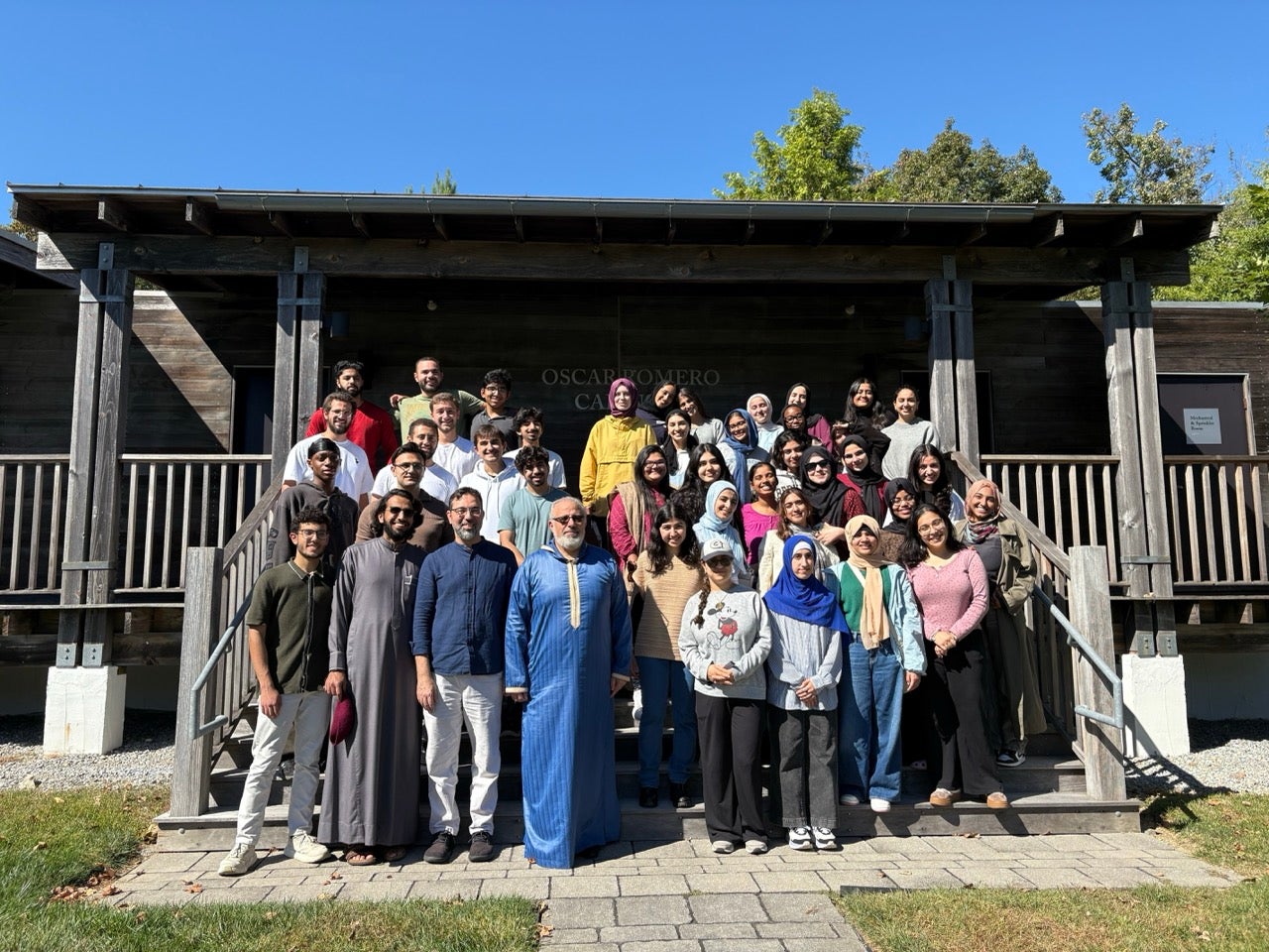 Students at the Muslim Life retreat